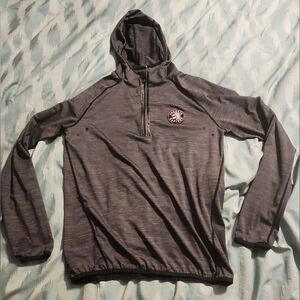 Toronto Raptors Level wear 1/4 zip‎ Lightweight Hoodie Men's Size Small